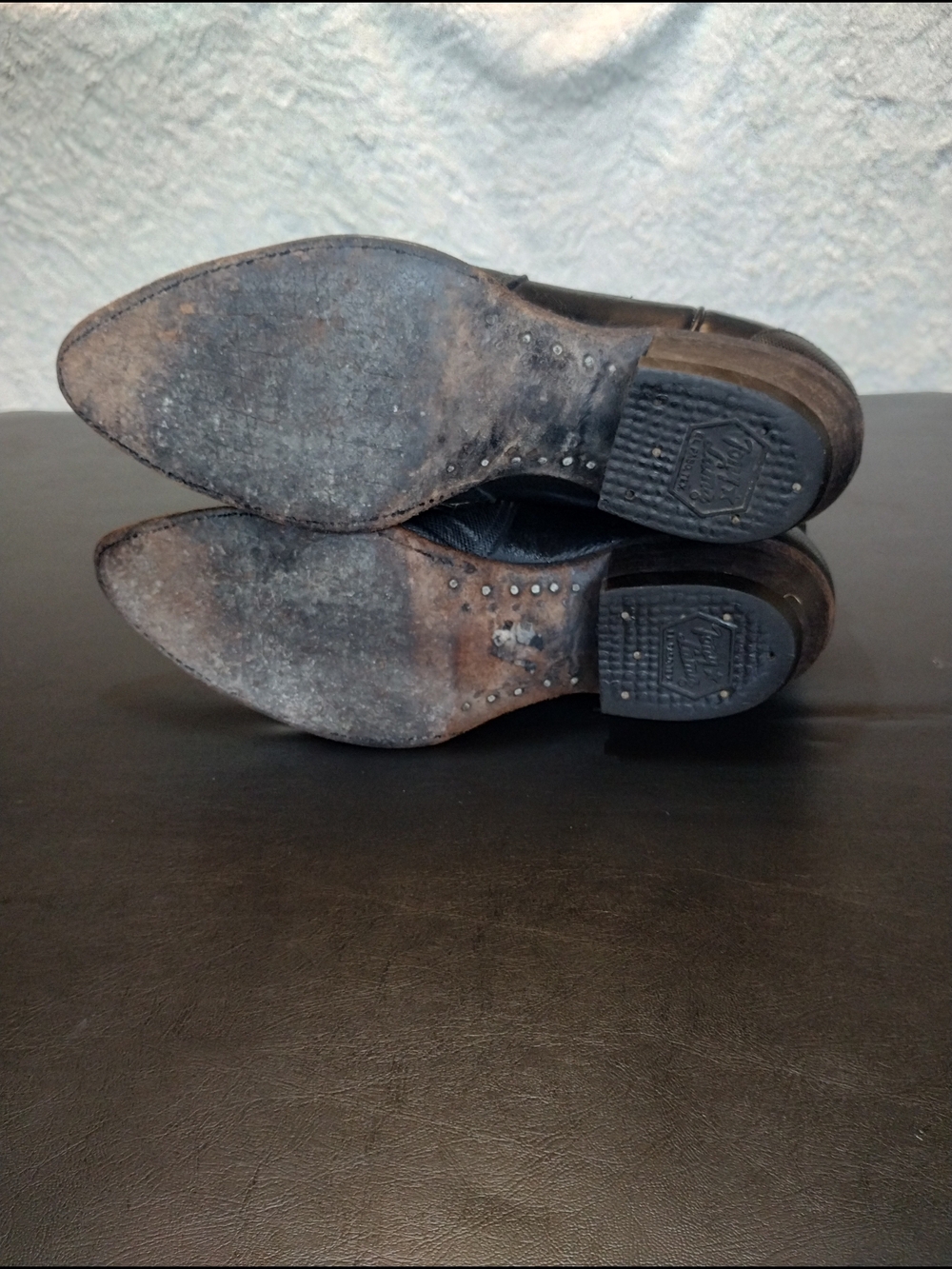Vintage Tony Lama 8371 Men's Black Lizard Skin Foot Sz 10.5 D - Picture 6 of 14
